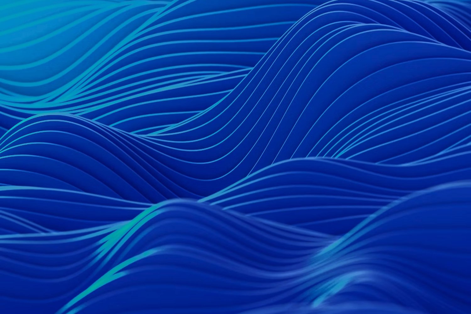 an abstract, blue illustration