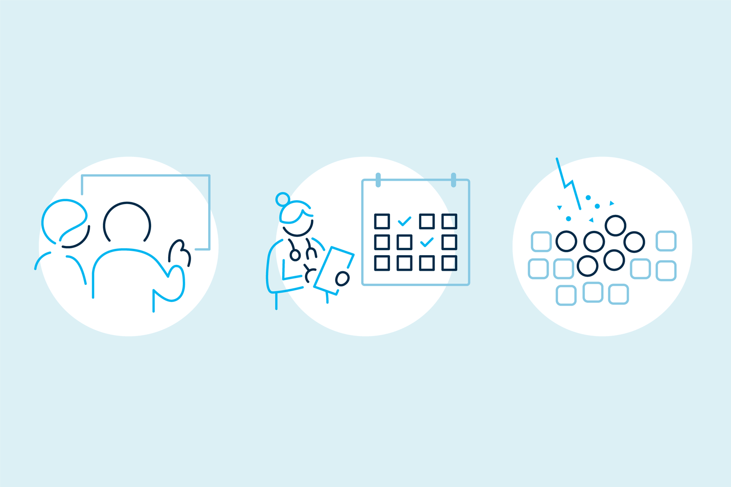 illustration of cancer treatment planning